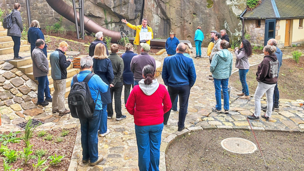 Rundgang zur Sanierung der Burg Hohnstein