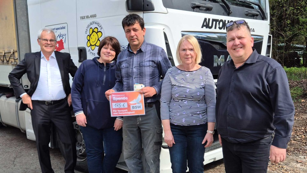BSW spendet für Verein „Osteuropahilfe Pirna e.V“