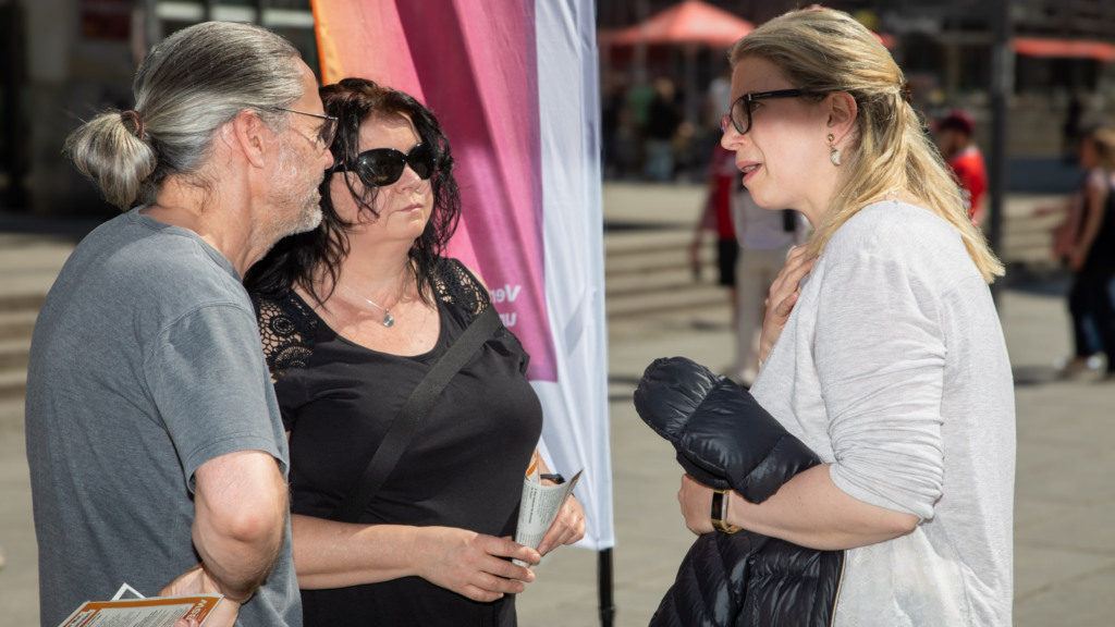 Infostand Prager Straße