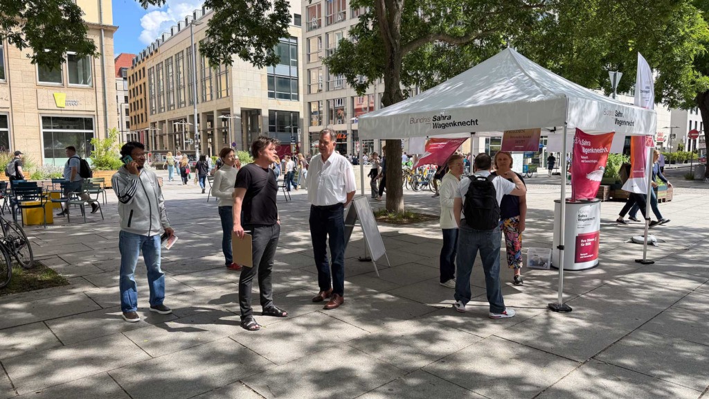 Infostand des Kreisverbandes Dresden