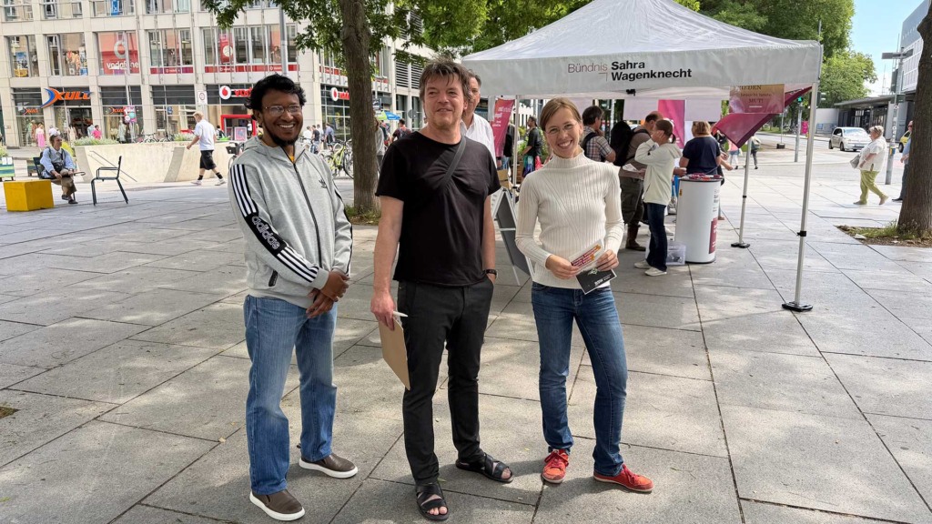 Infostand des Kreisverbandes Dresden