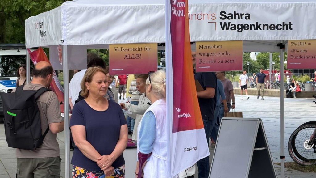 Infostand des Kreisverbandes Dresden