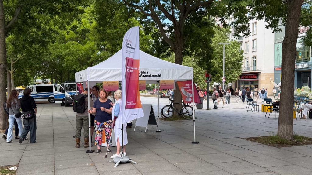 Infostand des Kreisverbandes Dresden