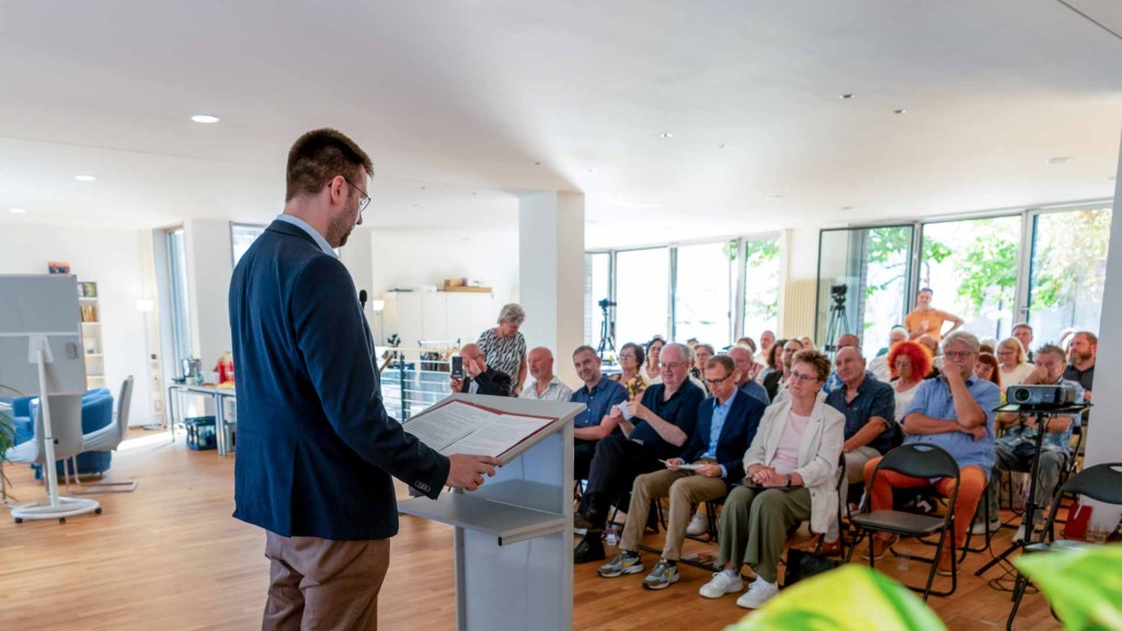 Eröffnung des Abgeordnetenbüros von Eric Recke in Leipzig