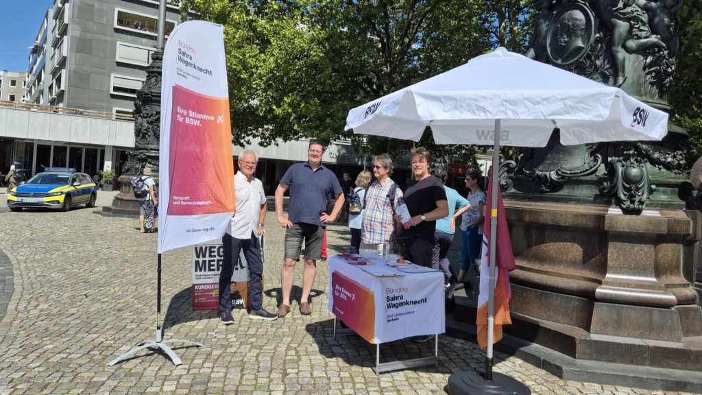 Infostand BSW KV Dresden am 08.08.2026
