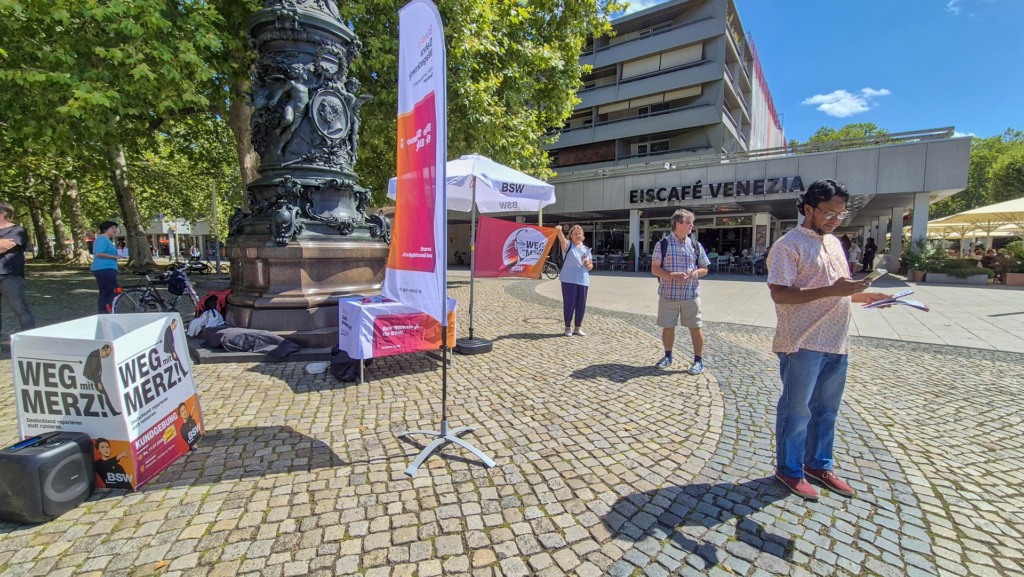Infostand BSW KV Dresden am 08.08.2026