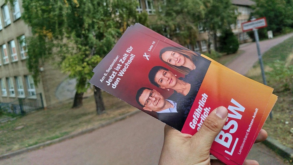 Sachsen als Wahlkampfhelfer in Sachsen-Anhalt