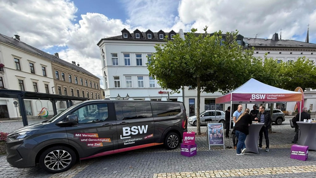 BSW auf Gesundheitstour in Oelsnitz