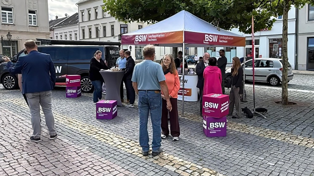 BSW auf Gesundheitstour in Oelsnitz