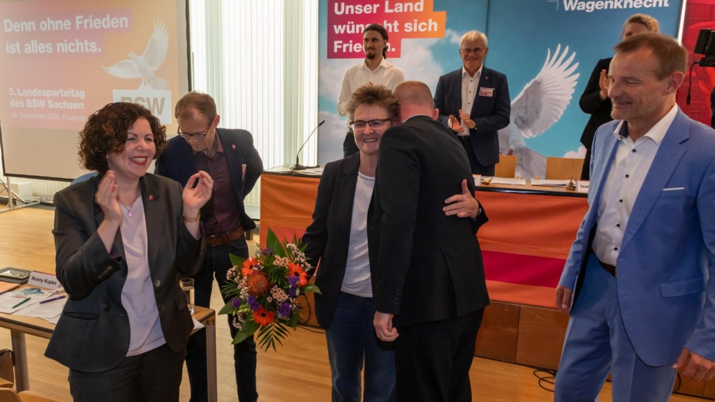 5. Landesparteitag des BSW Sachsen in Leipzig