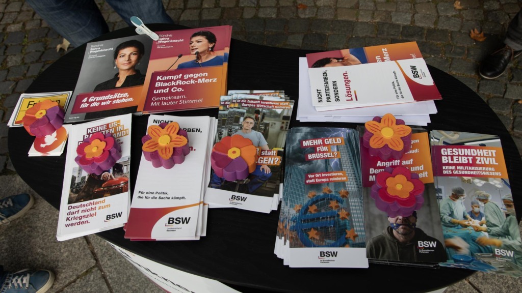 Infostand in Dresden am Goldenen Reiter am 03.10.2026