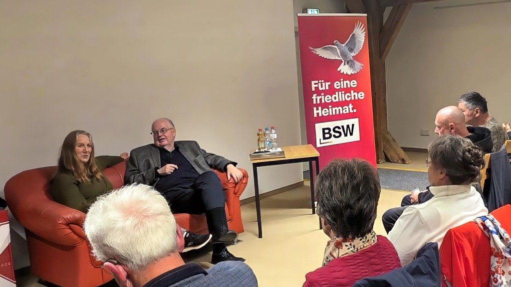 Tamara Korber und Dr. Ingolf Huhn bei der Lesung in Görlitz