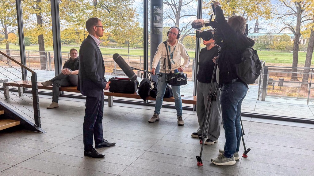 Ronny Kupke im TV-Interview